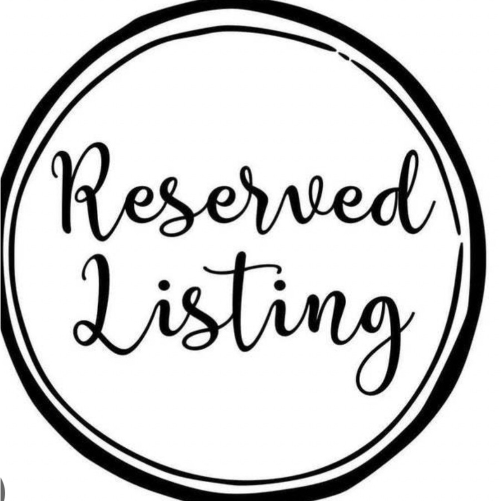 Reserved Listing for jillyt